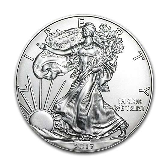 2017 American Silver Eagle 1 Brilliant Uncircula-3