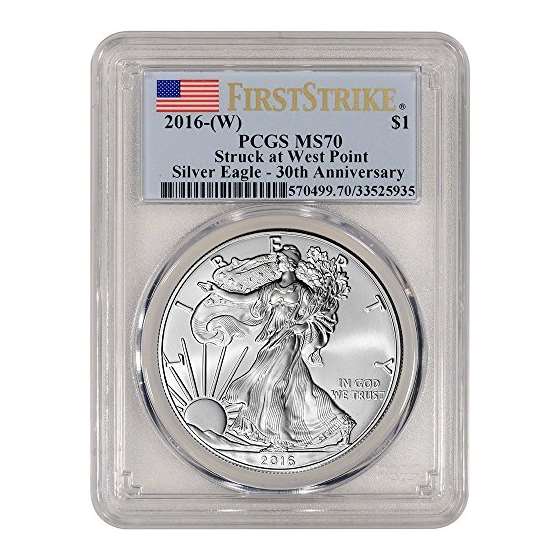 2016 W American Silver Eagle 1 Oz First Strike 1 M