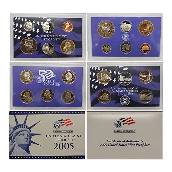 2005 S Proof Set Collection Uncirculated US Mint