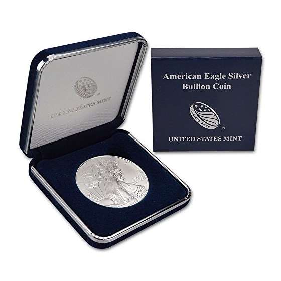 2015 Silver Eagle With Genuine US Mint Gift Box 1