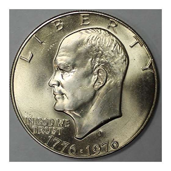 1976 S Bicentennial Silver Eisenhower Ike Dollar 1