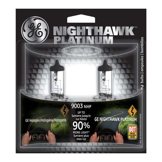 NIGHTHAWK PLATINUM 9003 Halogen Replacement Bulb,