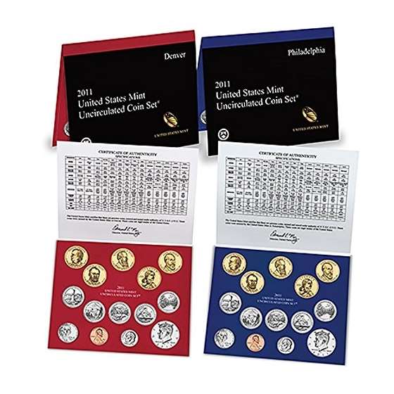 2011 United States Mint Uncirculated 28-Coin Set