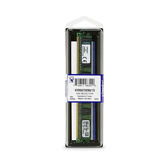 Kingston Valueram 1GB 667Mhz DDR2 Non-ECC CL5 DI-3