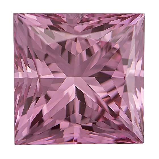 1.59 Ct. | Princess | Crocus Pink Color | VS1 Clar