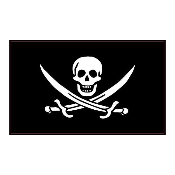 5 And X 3 And Jolly Roger And Pirate Flag Bumper S