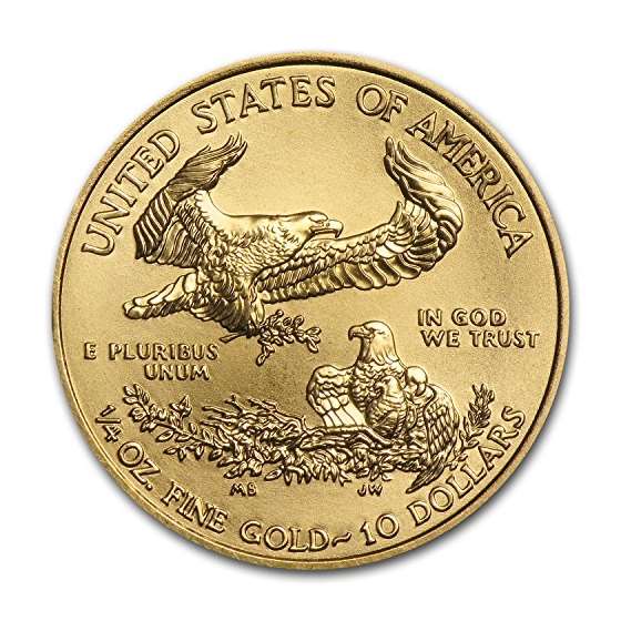 2018 1 By 4 Oz Gold American Eagle BU Gold Brill-3