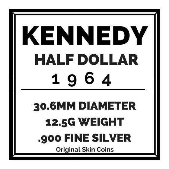 Vintage U.S. Silver Half Dollar 2-Coin Set-1963-3