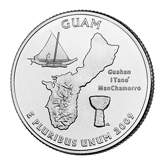 2009 D Guam State Quarter Choice Uncirculated