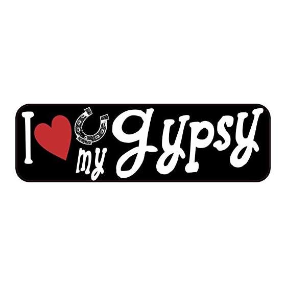 10In X 3In I Love My Gypsy Horse Bumper Sticker Vi