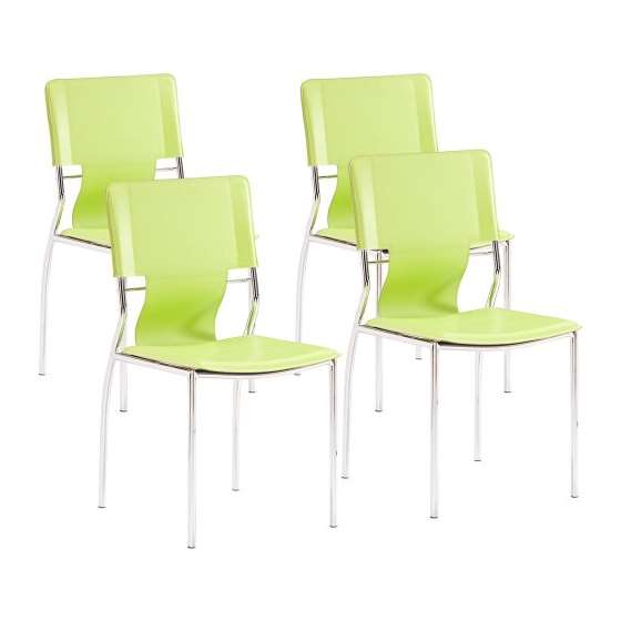 Modern Trafico Side Chair Green - 404134