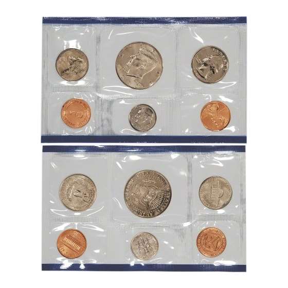 1992 US Mint Uncirculated Coin Set U92 OGP-3