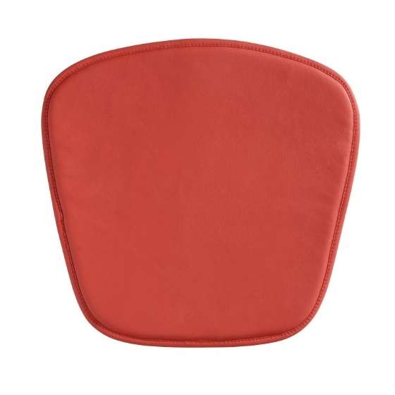 Modern Wire/Mesh Chair Cushion, Red