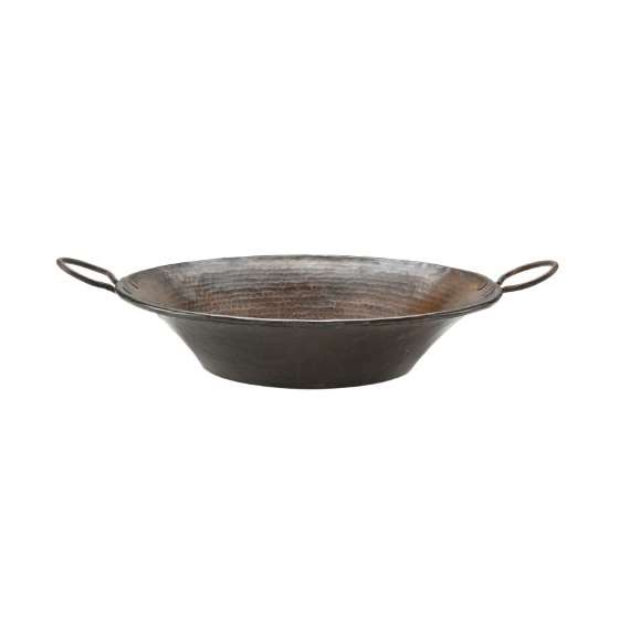 VR16MPDB Round Miners Pan Vessel Hammered Sink, Oi