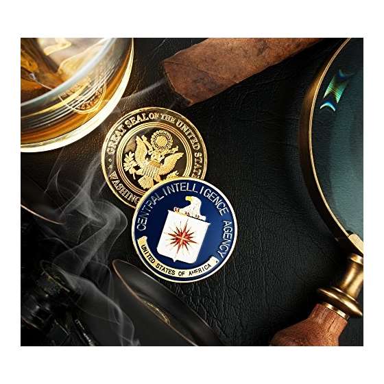 CIA Challenge Coin Collection Set Enamel Paint W-3