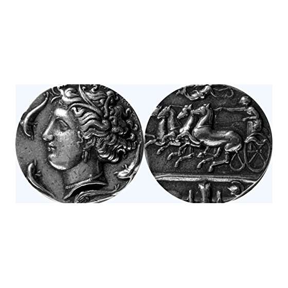 Greek Mythology Persephone Coin Goddess Of The Und