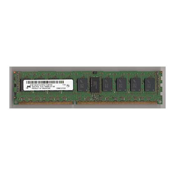 MT18KSF51272PDZ-1G4D1DD PC3L-10600R DDR3 1333 4GB