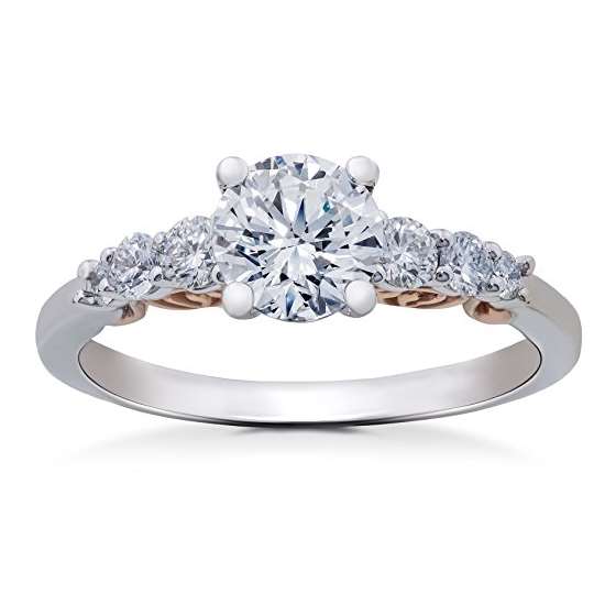 1 1/4 Ct Diamond Lab Grown Vintage Engagement Ring