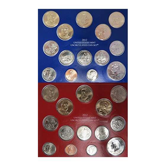 2012 P D United States Mint Uncirculated Coin Set