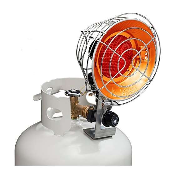 Tank Top Propane Heater - Single Burner, 15,000 BT