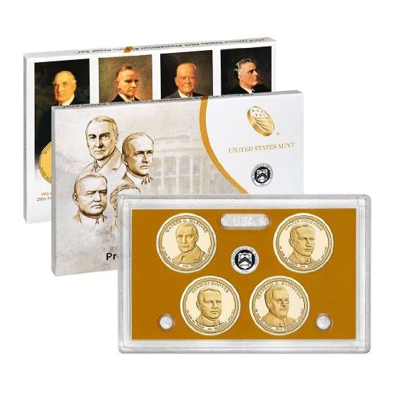 2014 S US Mint Presidential Dollars Proof Set