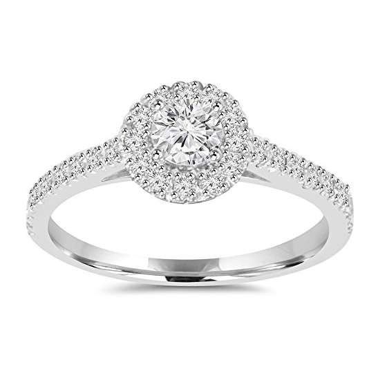 3/4Ct Lab Grown Hao Diamond Engagement Ring Eco-Fr