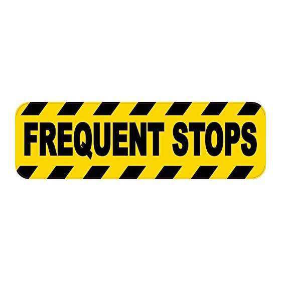 10 And X 3 And Frequent Stops Mail Business Sign B