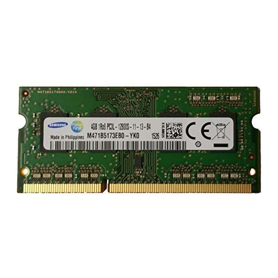 Original 4GB, 204-Pin SODIMM, DDR3 PC3L-12800, Ram