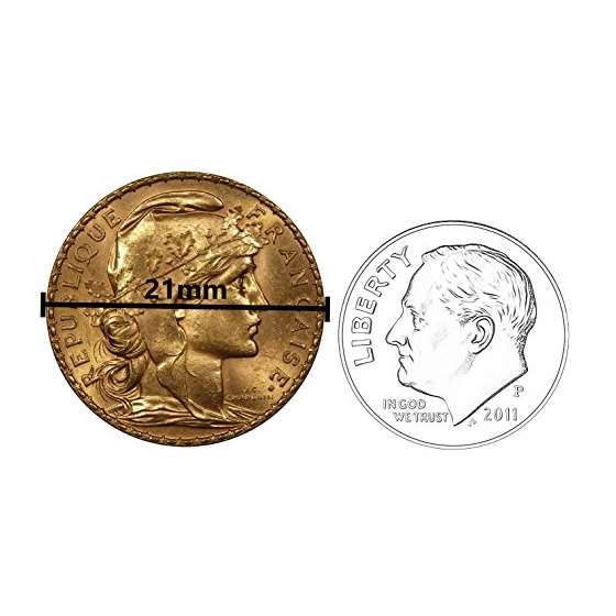 1899-1914 France Rooster 20 Francs Gold Coin-3