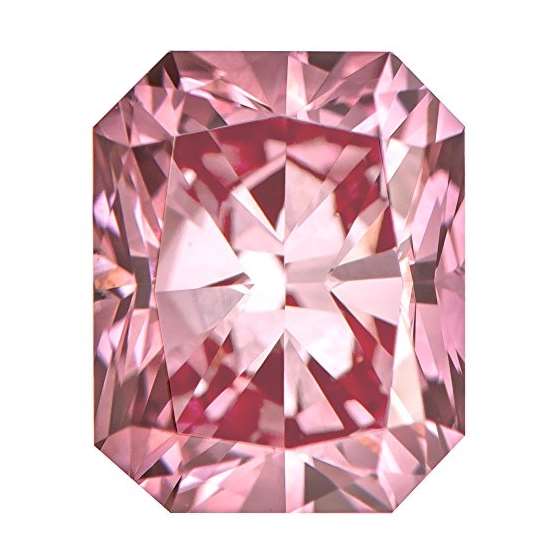 1.07 Ct. | Radiant | Crocus Pink Color | VS2 Clari