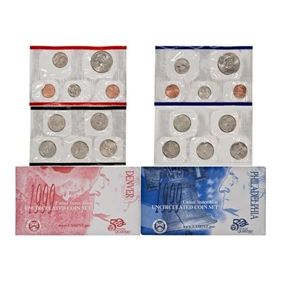 1999 US Mint Uncirculated Coin Set U99 OGP