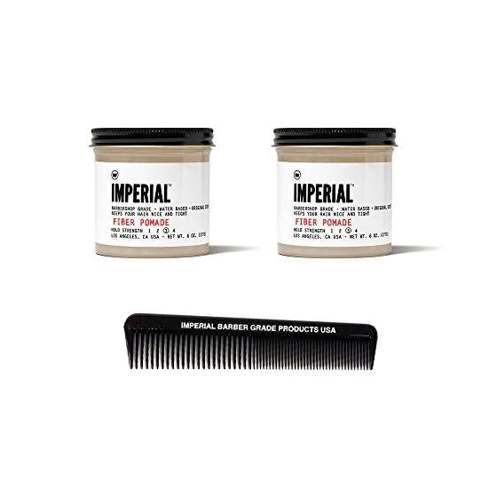 Products Fiber Pomade 6Oz Jars (Pack Of 2 Comb)