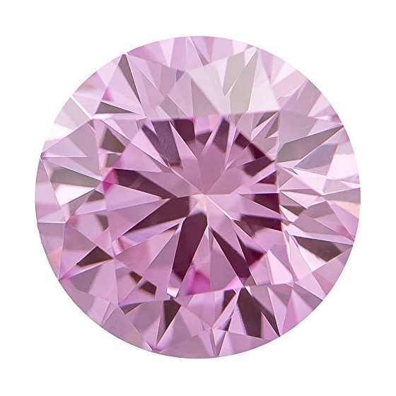 1.11 Ct. | Round | Crocus Pink Color | SI1 Clarity