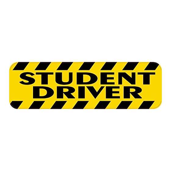 10 X 3 Student Driver Signs Bumper Stickers Decals