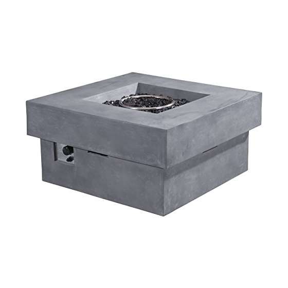 100413 Diablo Propane Fire Pit, Gray