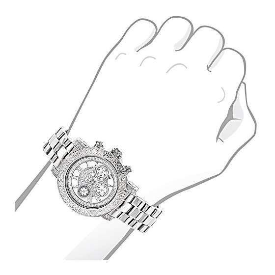 Ladies Diamond Watch 0.30 Ct White MOP-3