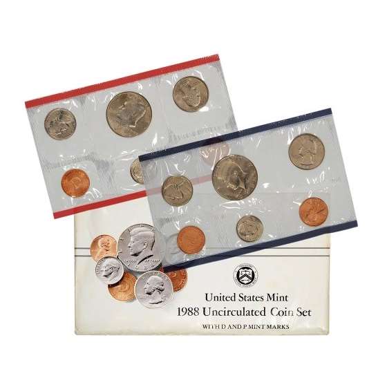 1988 United States Mint Uncirculated Coin Set U88