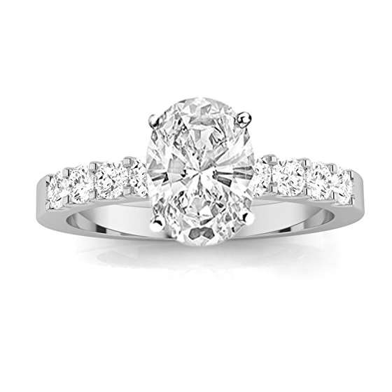 3 Carat T.W. Classic Prong Set Diamond Engagement