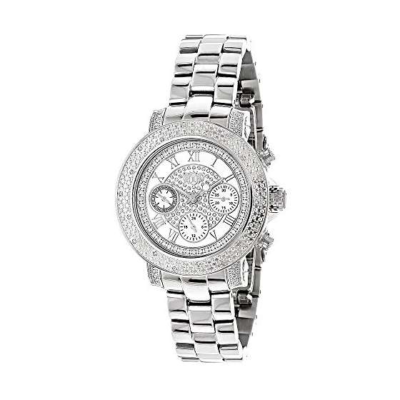 Ladies Diamond Watch 0.30 Ct White MOP