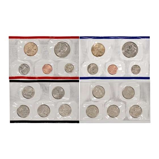 2000 US Mint Uncirculated Coin Set U00 OGP-3