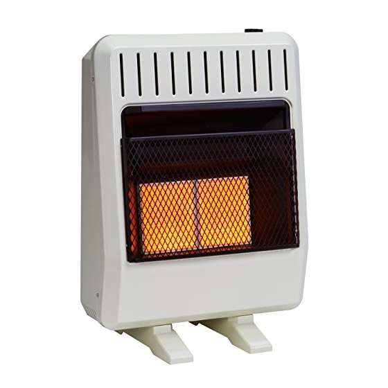 Dual Fuel Vent Free Infrared Heater - 20,000 BTU,