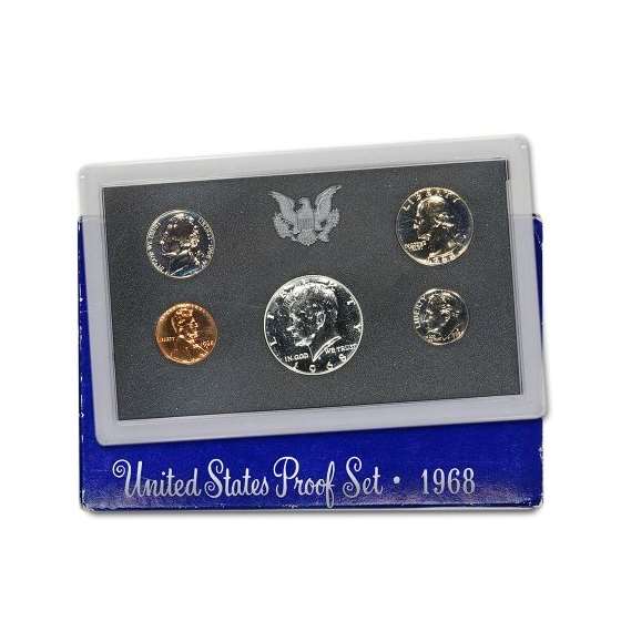 1968 S US Proof Set Original Government Packaging