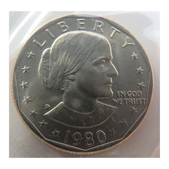 1980 D Susan B. Anthony Dollar Choice Uncirculated