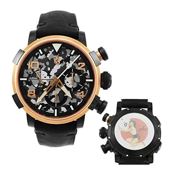 Pinup DNA Red Gold WWII Nose Art Chronograph Autom