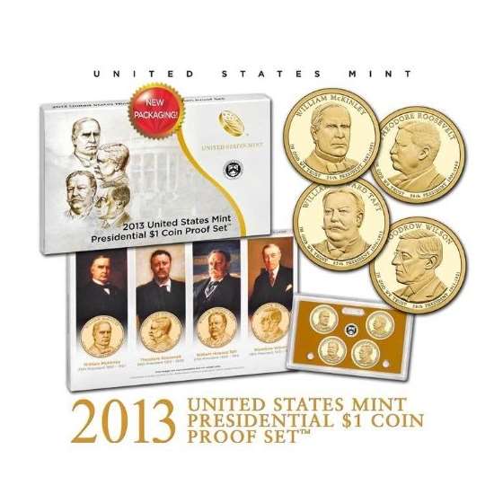 2013 S US Mint Presidential 1 Coin Proof Set OGP