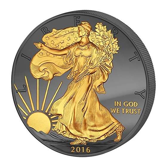 2016 United States Golden Enigma Walking Liberty 3