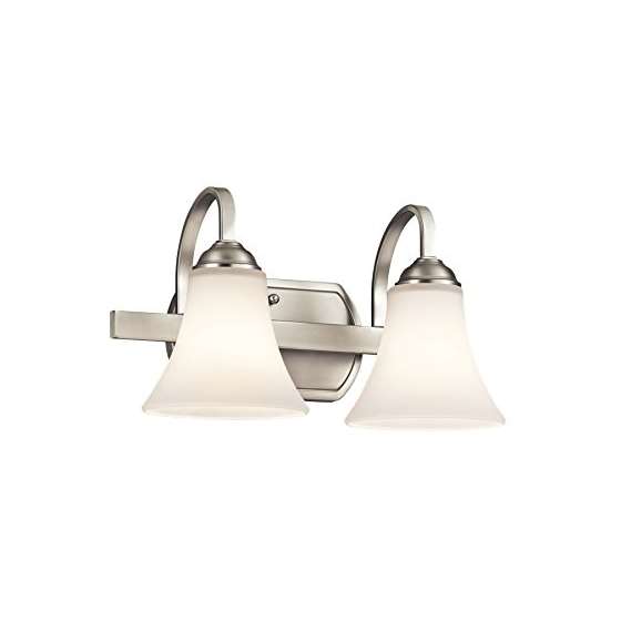 45512NI Keiran 2-Light Vanity Fixture And Satin Et