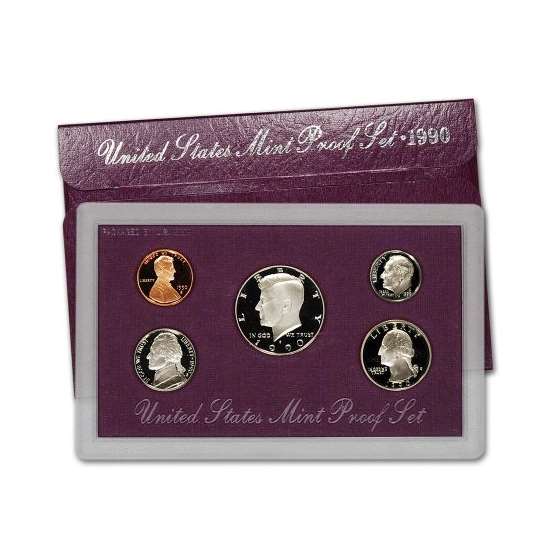 1990 S US Mint Proof Set OGP