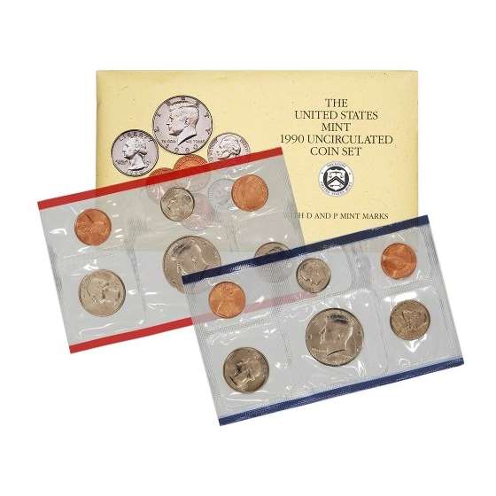 1990 United States Mint Uncirculated Coin Set U90