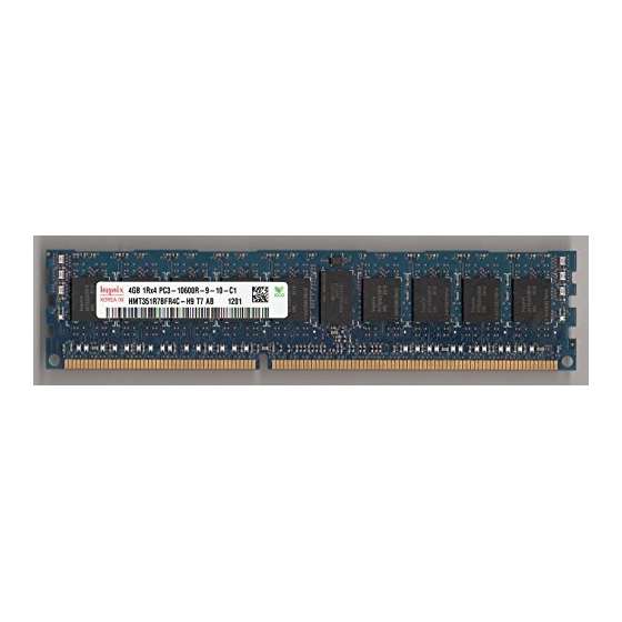 HMT351R7BFR4C-H9 PC3-10600R DDR3-1333 4GB ECC REG